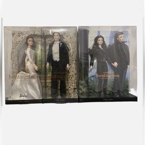 Twilight complete Barbie doll collection mint condition in boxes unopened